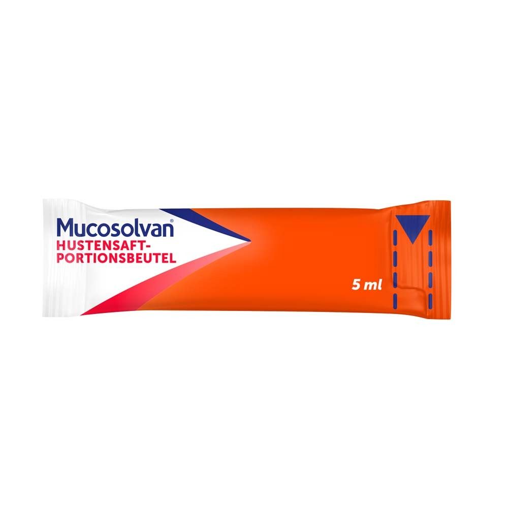 Mucosolvan® Hustensaft-Portionsbeutel mit 30mg Ambroxol