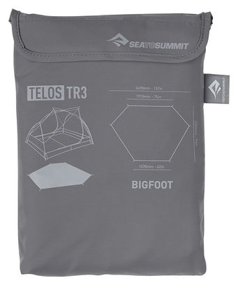 Tapis de Sol Sea To Summit TELOS TR3 BigFoot Gris