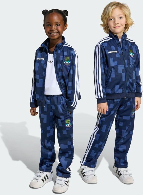 adidas - Firebird - Trainingspak - Zwart - 100% Polyester