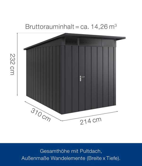 Hörmann Metallgerätehaus Juno JPD7 M-Sk
