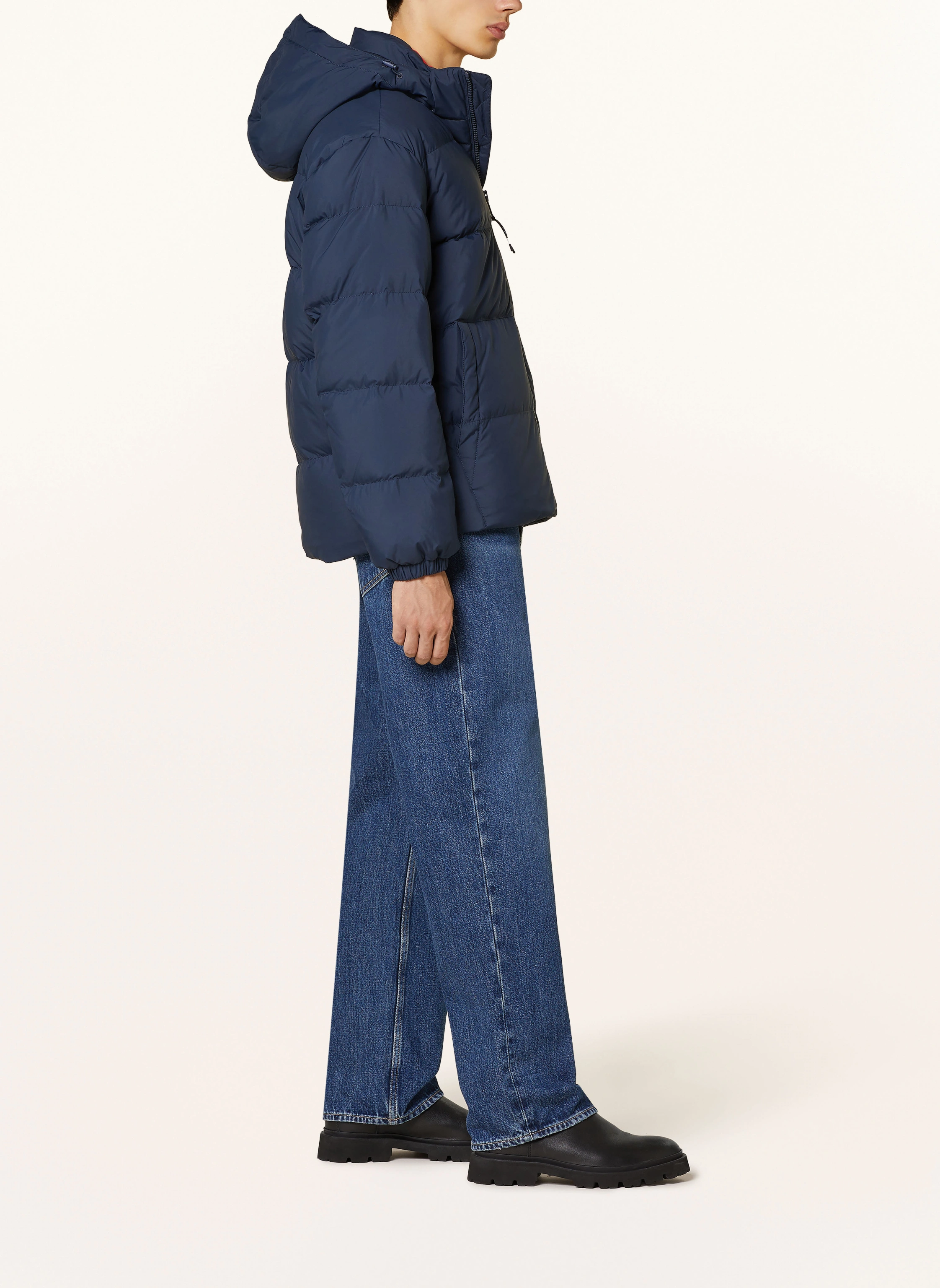 TOMMY JEANS Daunenjacke mit abnehmbarer Kapuze