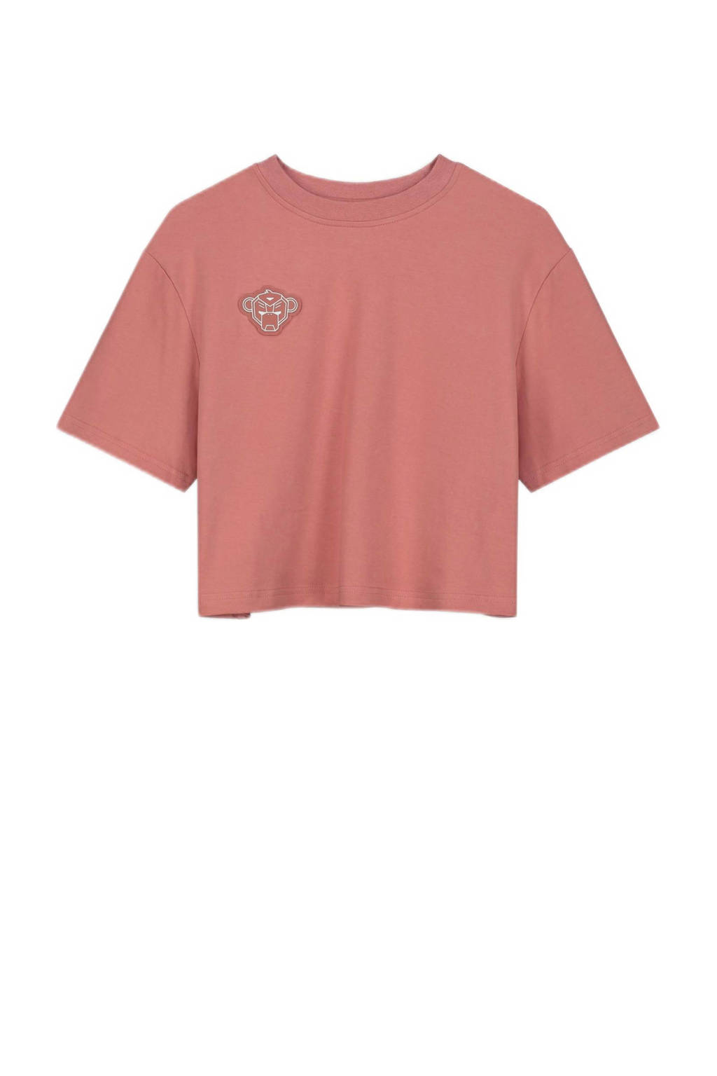 BLACK BANANAS T-shirt met printopdruk zalm