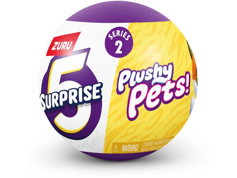 Zuru 5 Surprise Plushy Pets Series 2 assortiert Überraschungs-Plüschtiere