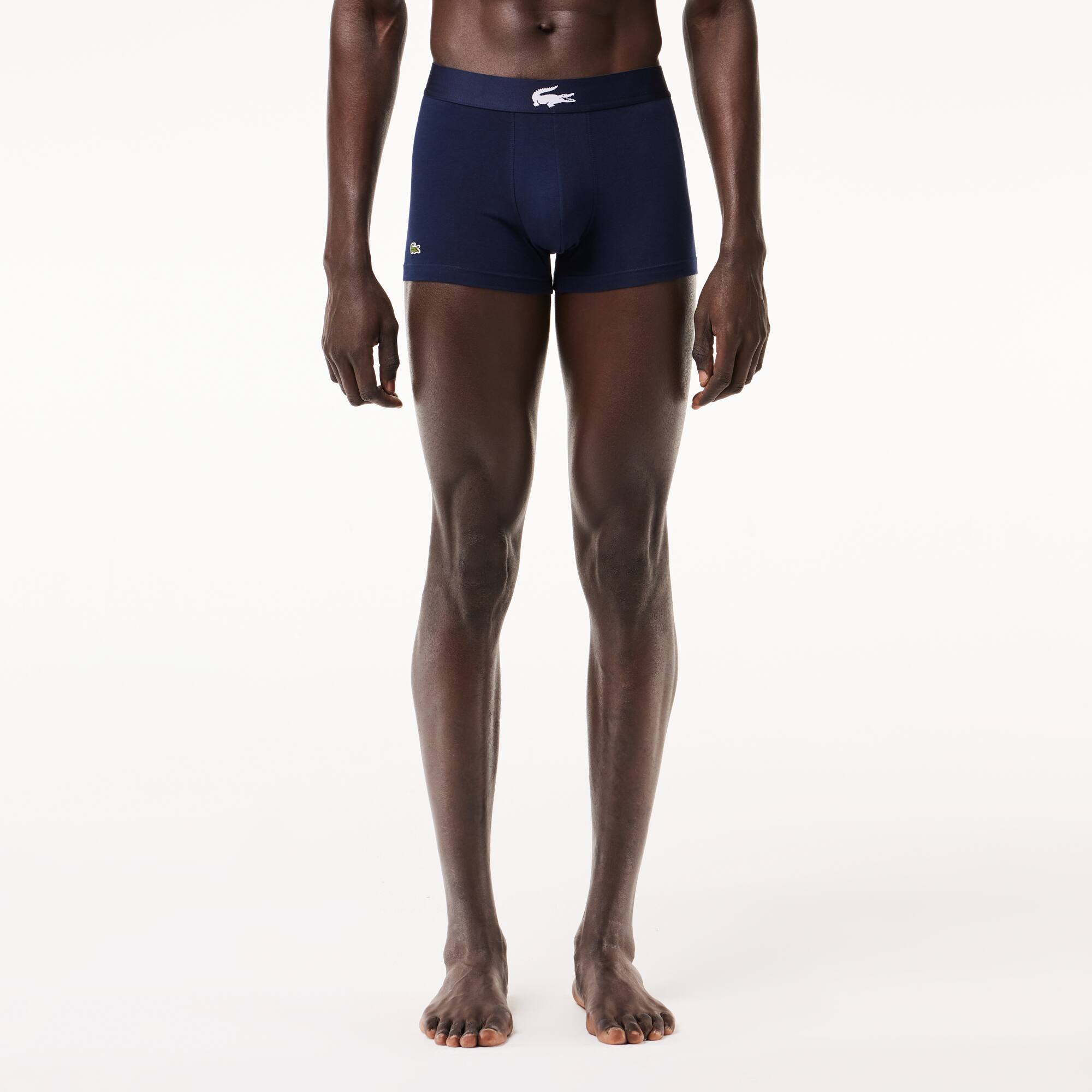 3er Pack kurze Boxershorts Unterwasche - Grün - Lacoste - Herren