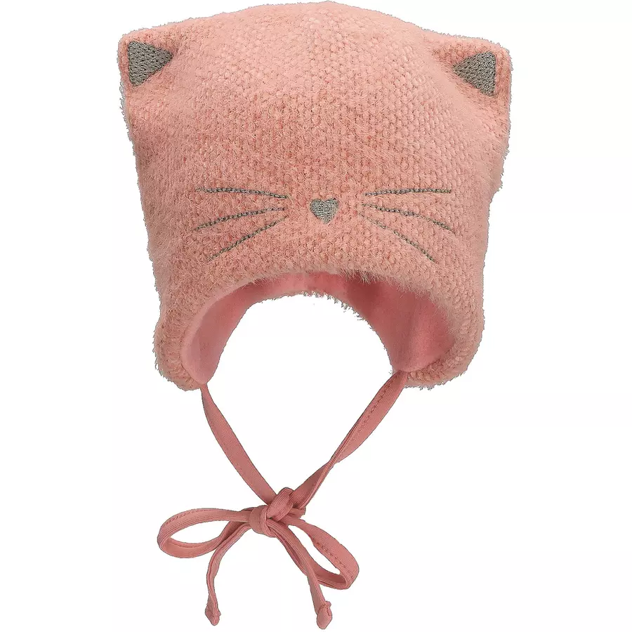 Sterntaler Mütze Tiergesicht rosa