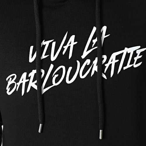 Sweat Capuche Barloucratie Noir