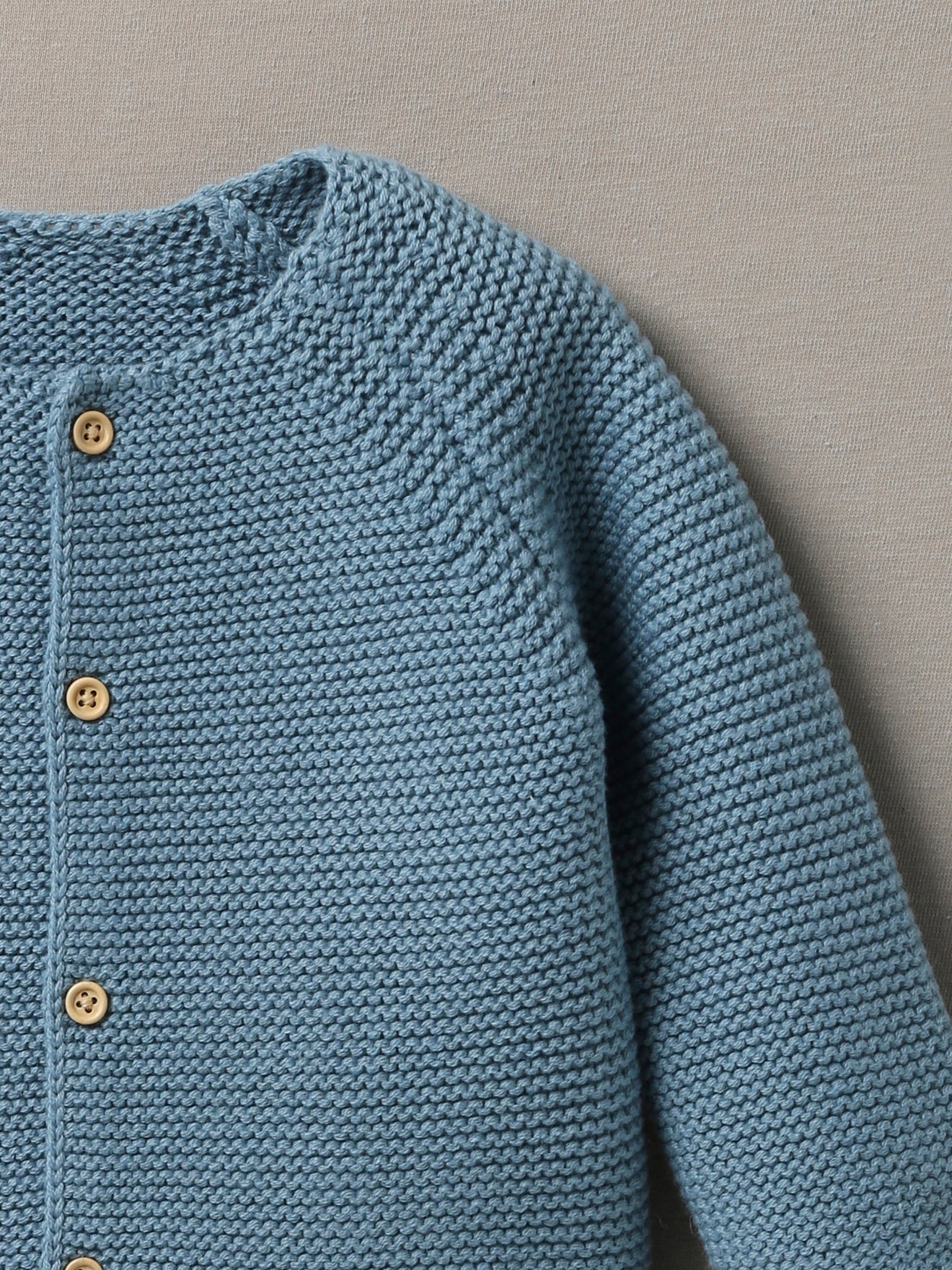 Gilet Bébé en laine et coton bio