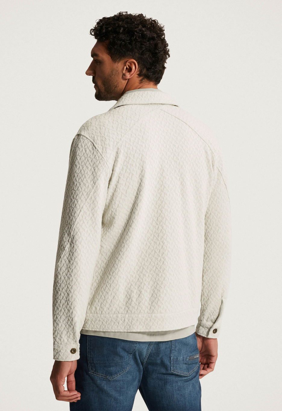 Cast Iron Jacquard Trucker Jacket