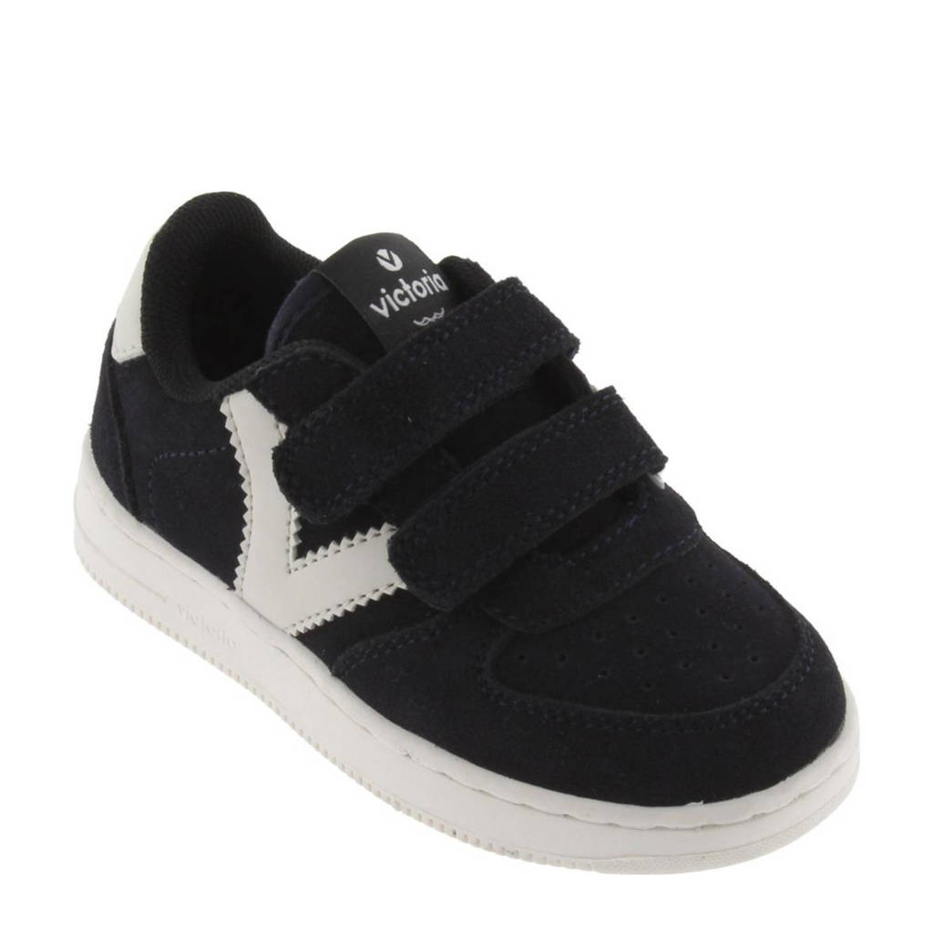 Victoria suède sneakers donkerblauw