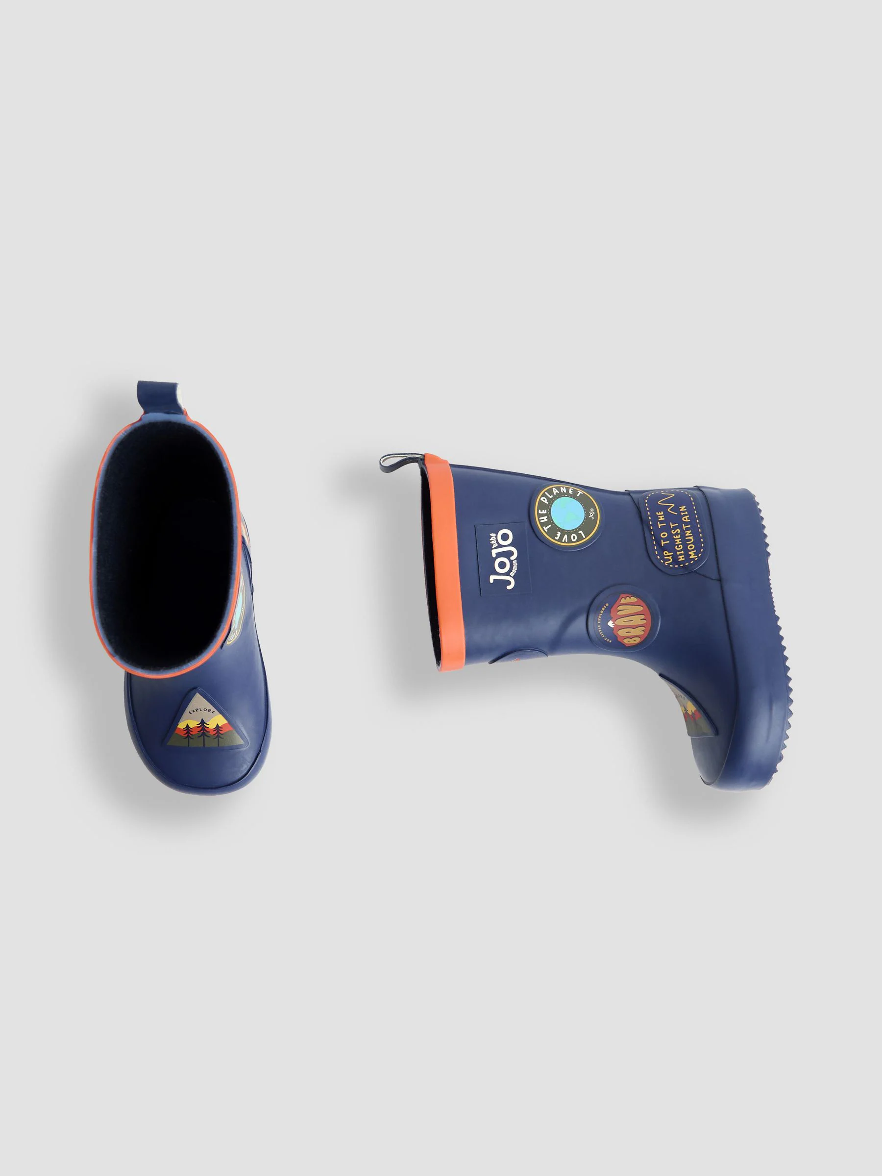 Marineblauwe sticker - JoJo Maman Bébé Plain Wellies