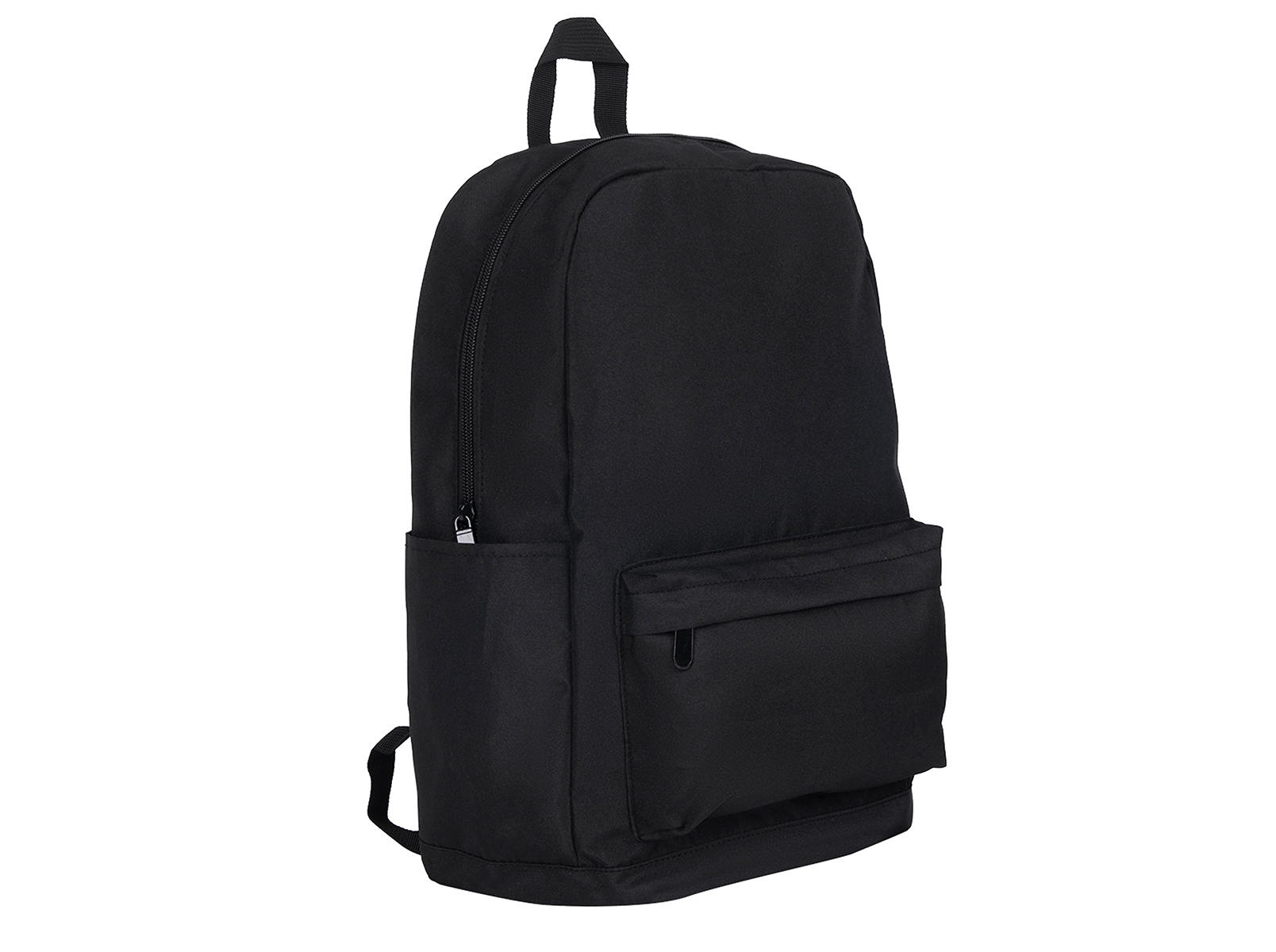 MOCHILA AUCHAN ESSENCIAL PRETA 40X29X16.5CM