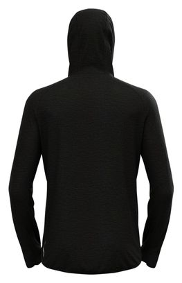 Pull à Capuche Odlo Ascent Performance Wool 125 Noir