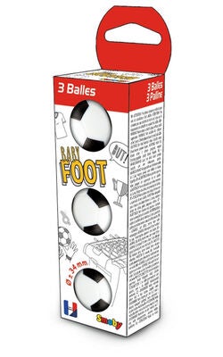 Smoby Plastballer 34 mm, 3 stk