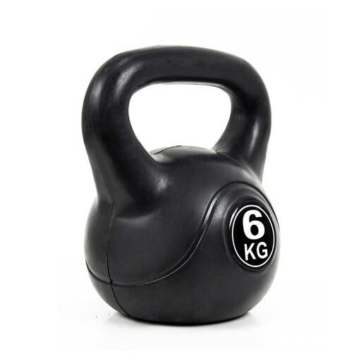 Kettlebell de 6kg com revestimento de vinil
