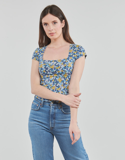 Vans - DECO DITSY CAPSLV TOP - Bleu