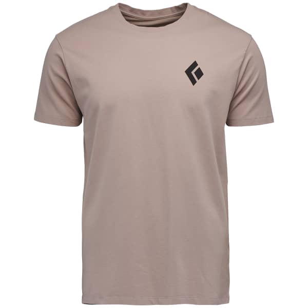 T-shirt escalade BLACK DIAMOND EQUIPMENT FOR ALPINIST SS TEE PALE MAUVE