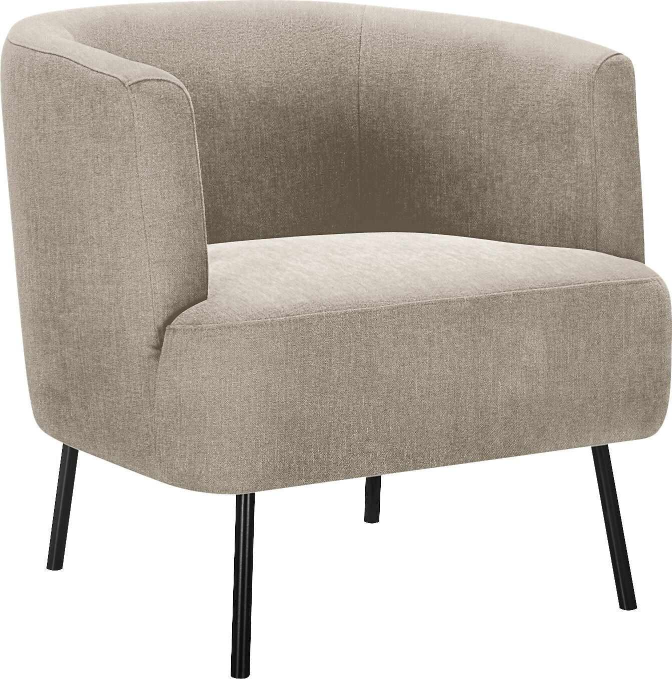 FUNK Sessel - Beige / B: 68.0 cm x T: 70.0 cm x H: 69.0 cm