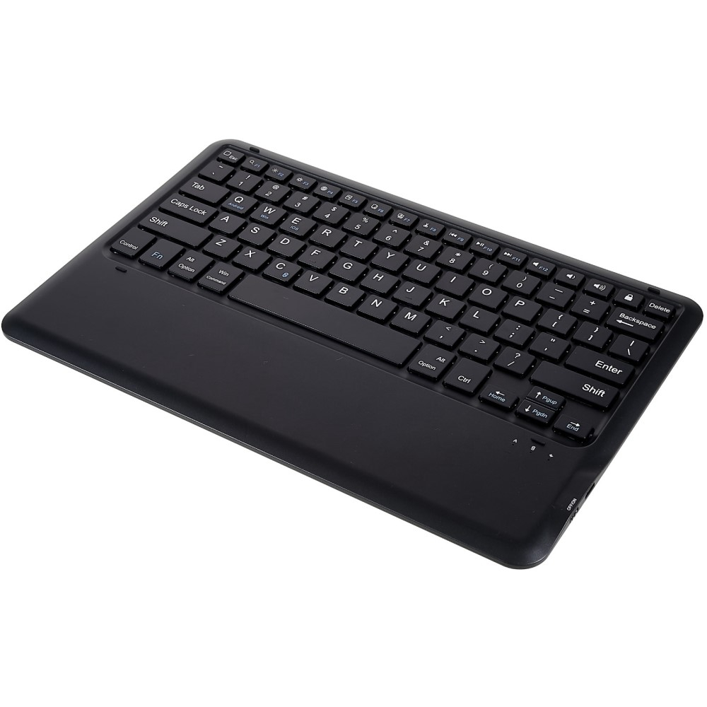 Samsung Galaxy Tab S8 Ultra Leder Tasche mit abnehmbarer Bluetooth Tastatur Keyboard   S-Pen Halterung (QWERTY) - Schwarz