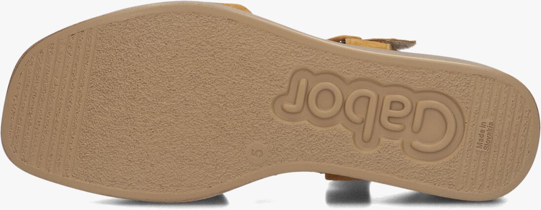 cognac gabor sandalen met hak 531