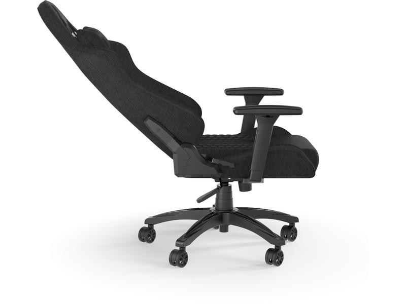 Corsair Gaming-Stuhl TC100 Relaxed Stoff Schwarz Gaming-Computerstuhl mit 120 kg Belastbarkeit