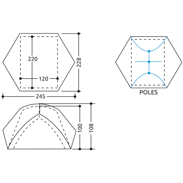 Tente bivouac CAMP MINIMA 2 EVO