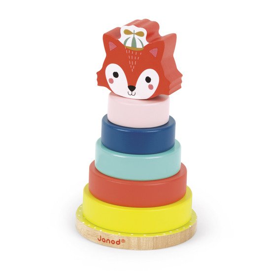 Empilable Renard - Baby Forest   Multicolore        de               Janod