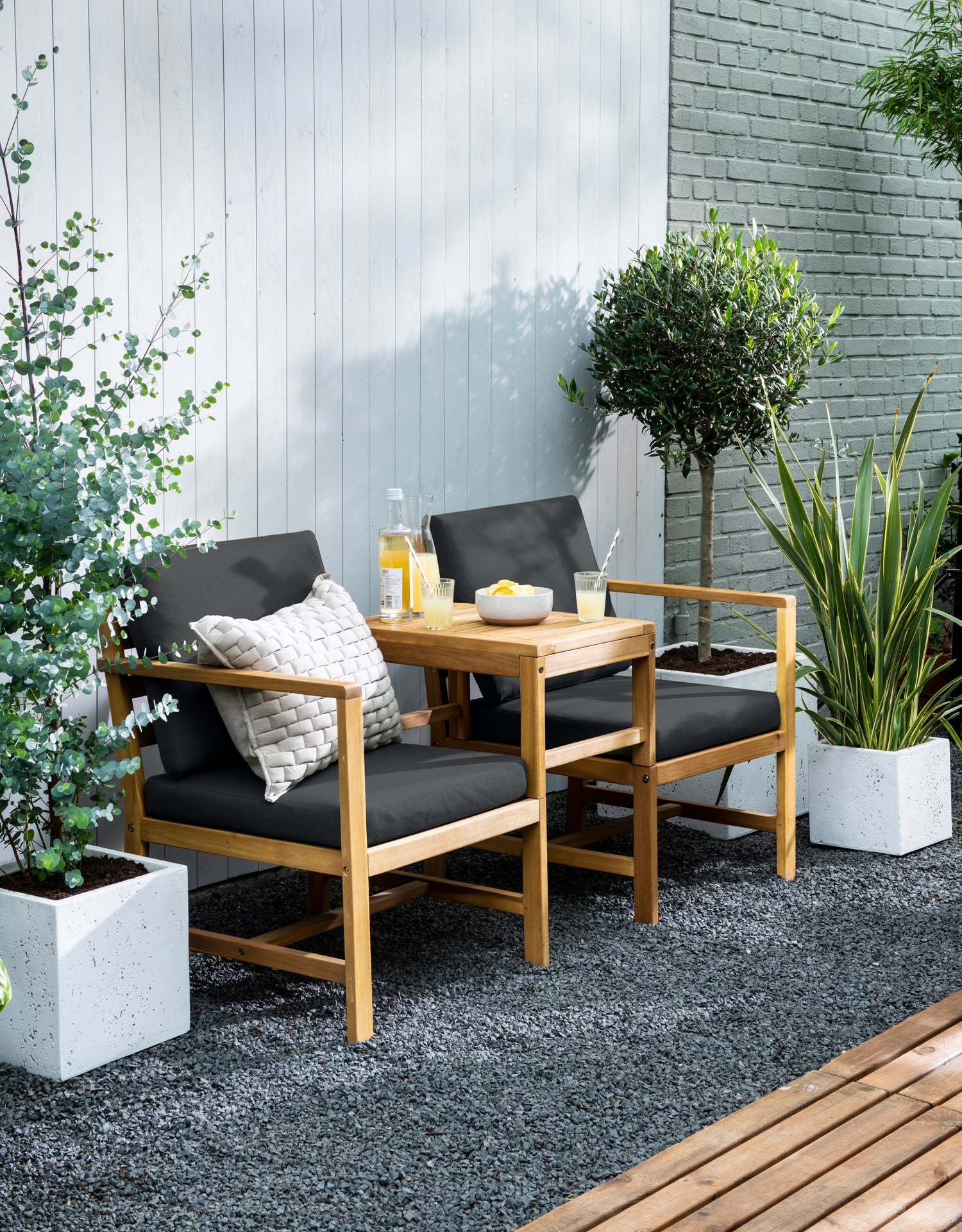 Intratuin 2-zits loungeset Romy naturel