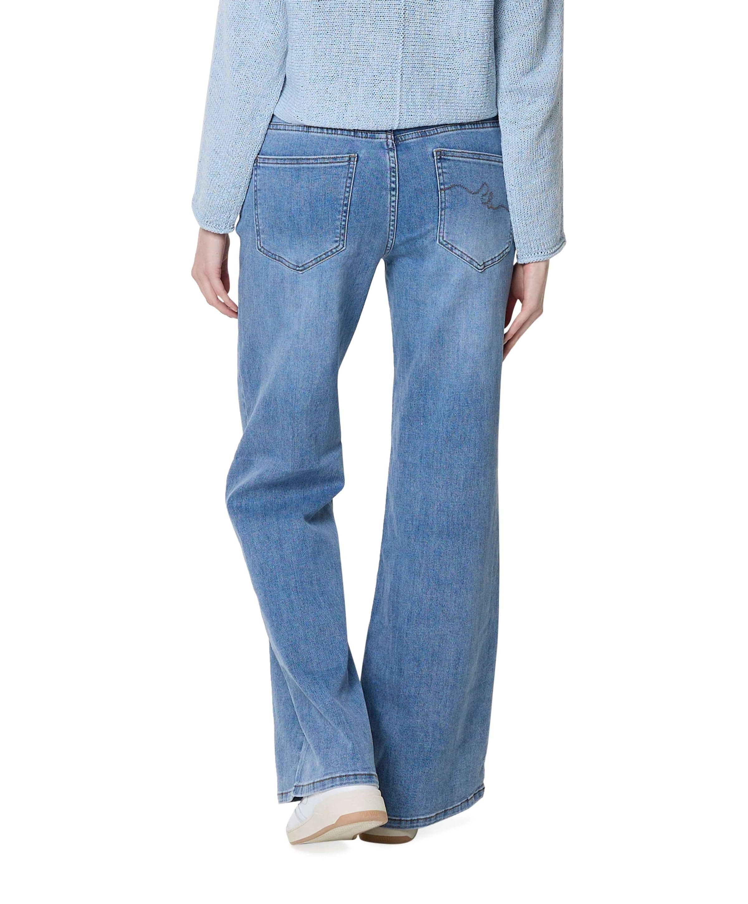 Red Button Brielle Flare Denim light stone dames jeans blauw