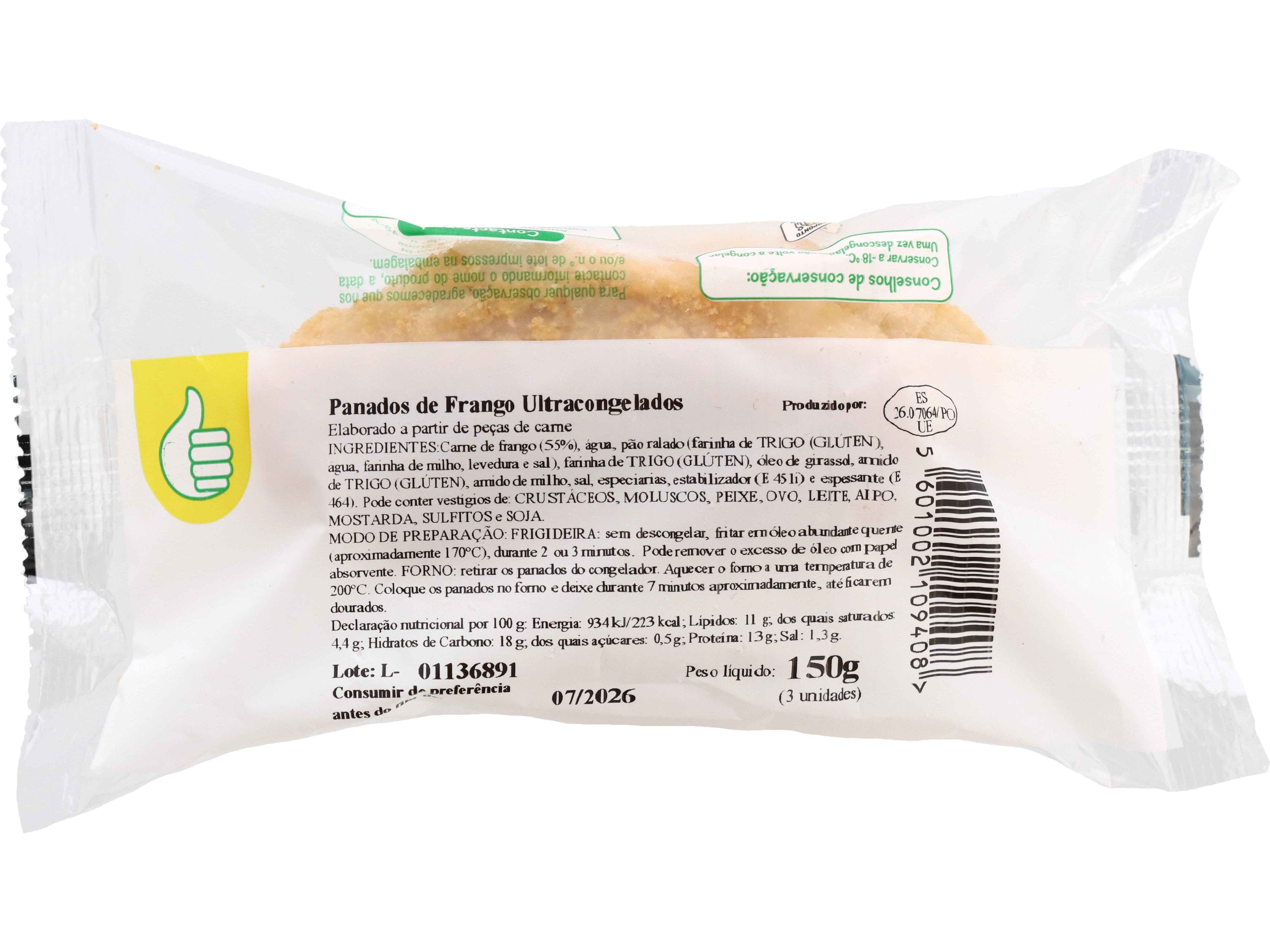PANADO POLEGAR FRANGO 150G