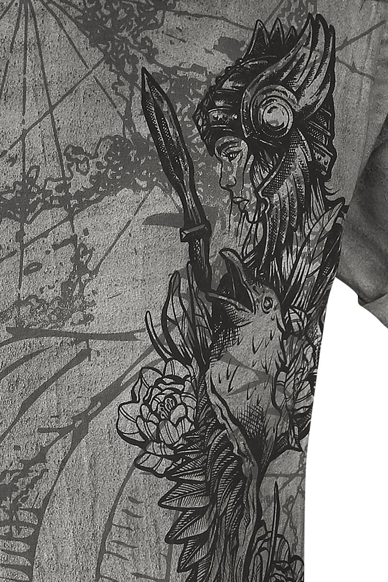 T-Shirt Avec Imprimé Frontal Détaillé | Black Premium by EMP T-Shirt Manches courtes