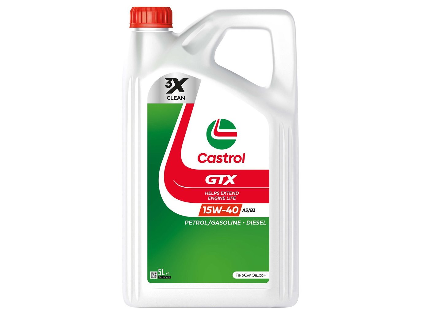 LUBRIFICANTE CASTROL GTX 15W40 A3-B3 5L