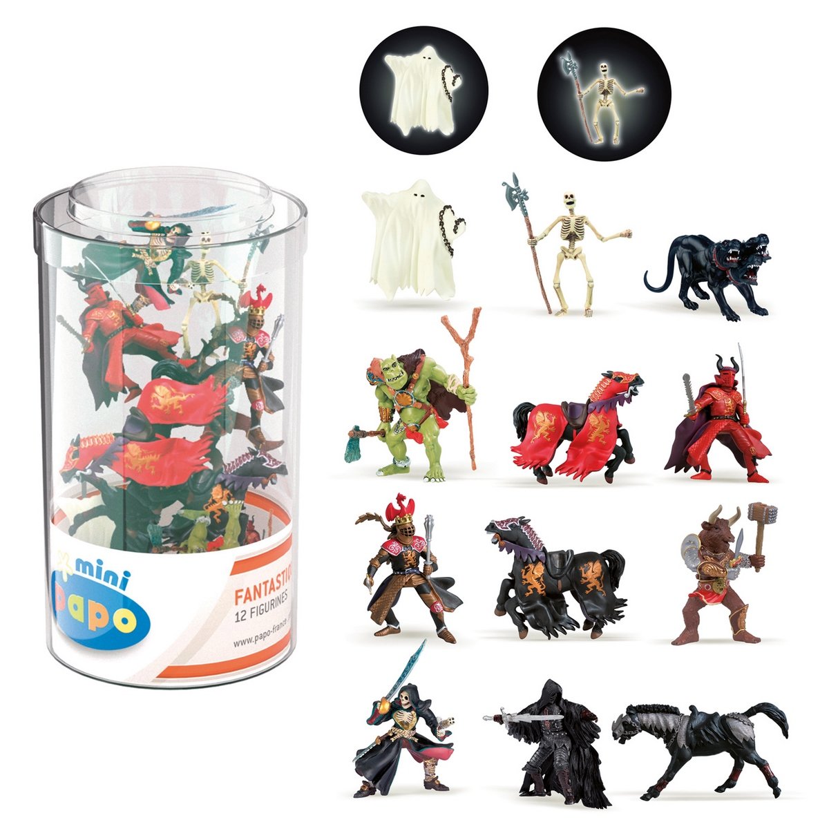 Tube de 12 figurines Fantastiques Mini PLUS