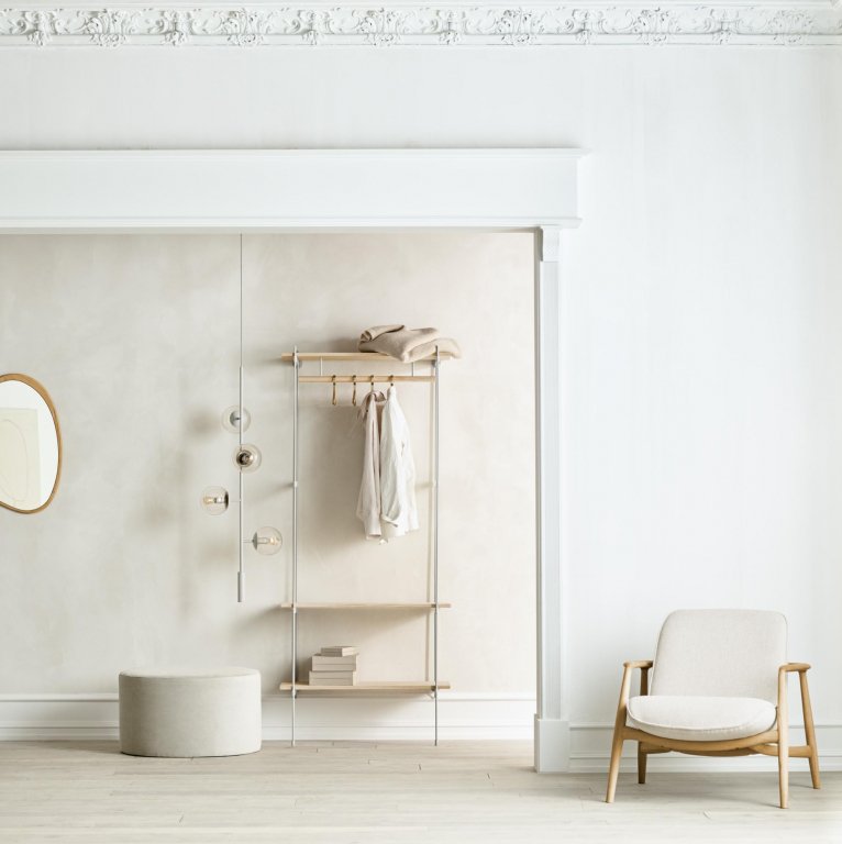 Bolia Elope spiegel medium wit gepigmenteerd geolied eiken