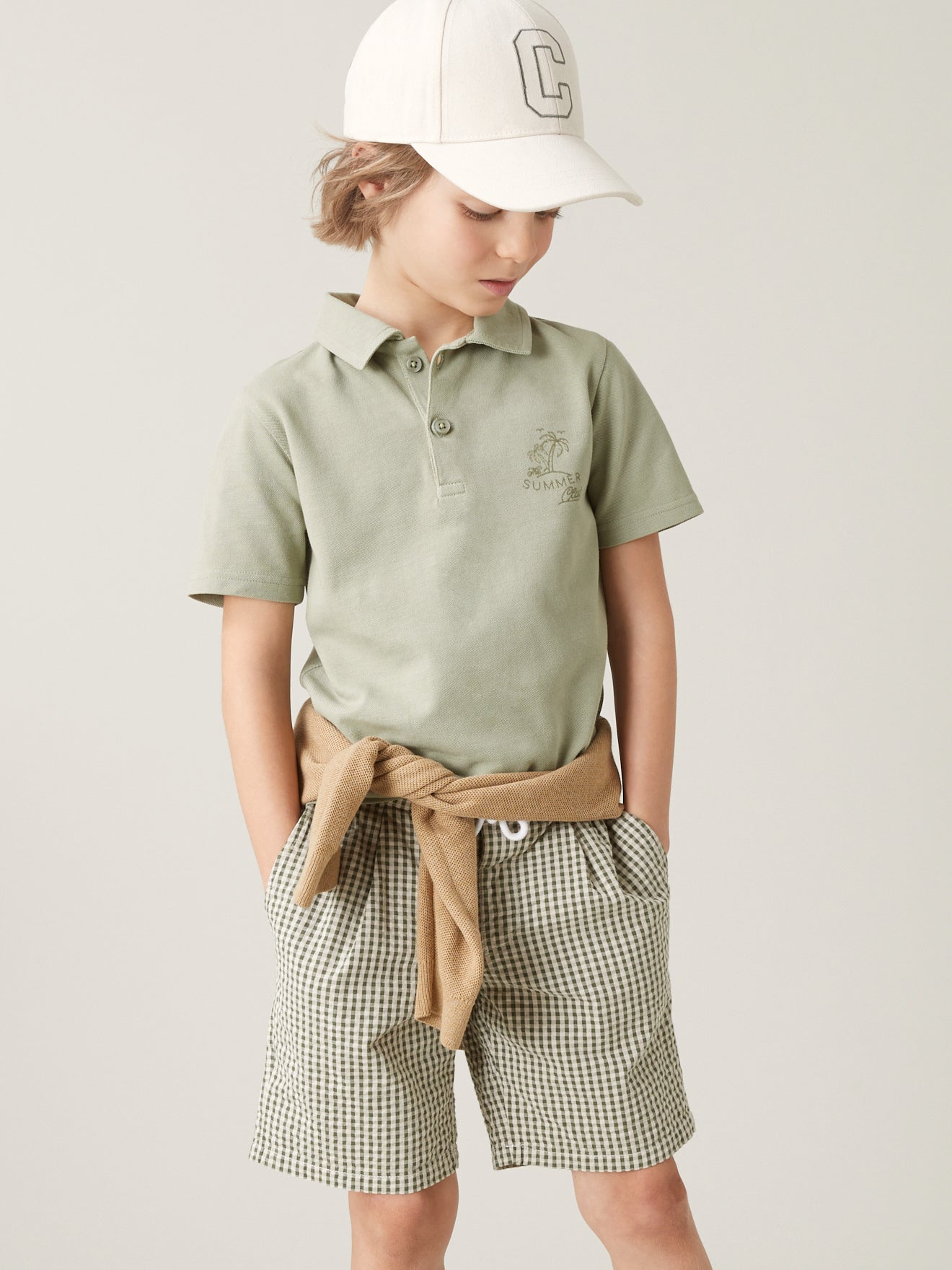 Polo en maille piquée garçon - Coton bio