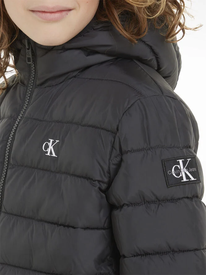 Calvin Klein INST. LOGO LIGHT PADDED JACKET Beh