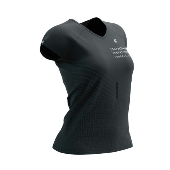 Compressport Dame T-shirts Performance SS T-shirt Sort