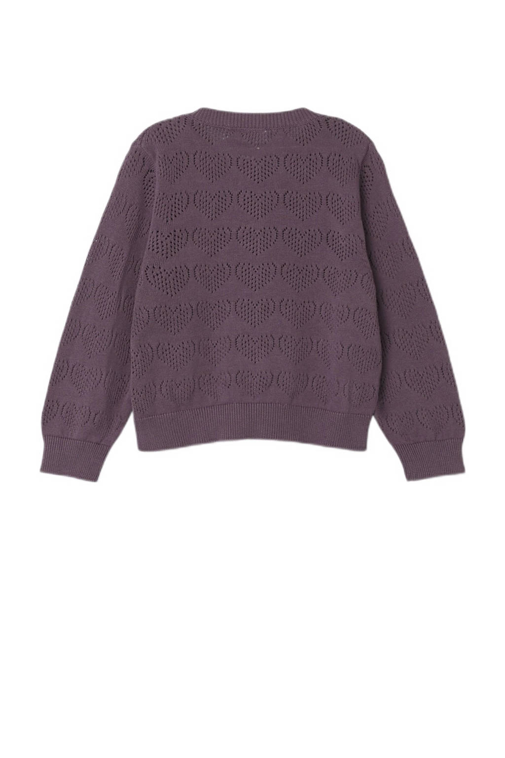 NAME IT vest NMFPDESOLLE aubergine