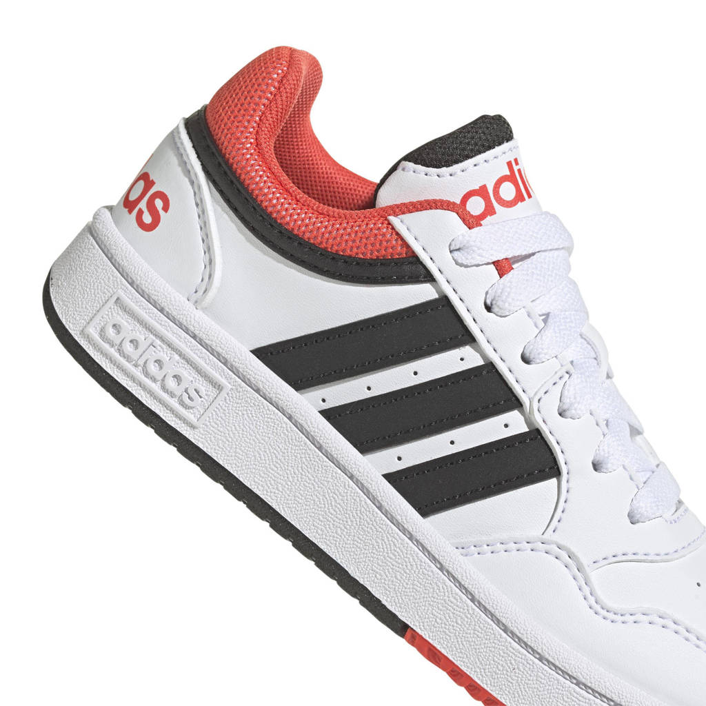 adidas Hoops 3.0 sneakers wit/zwart/rood