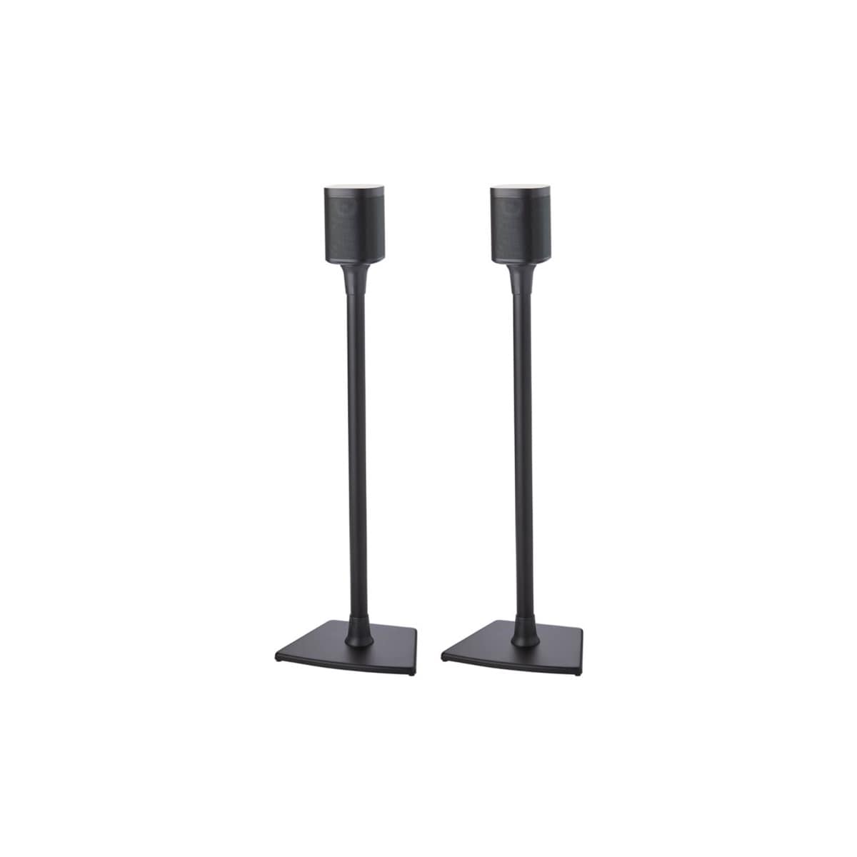 SANUS Gulvstativ for Sonos One SL Play:1 Play:3 Par Svart