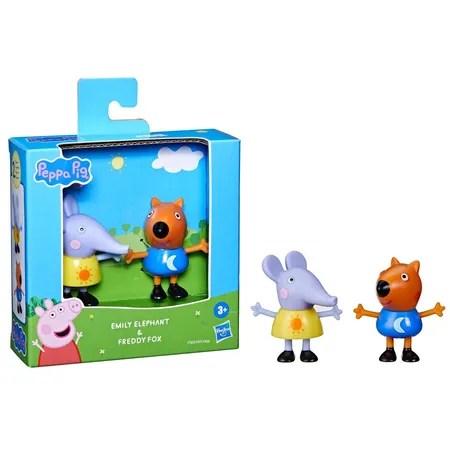 Hasbro Peppa Pig Peppas beste Freunde Doppelpacks, 1 Packung, 4-fach sortiert