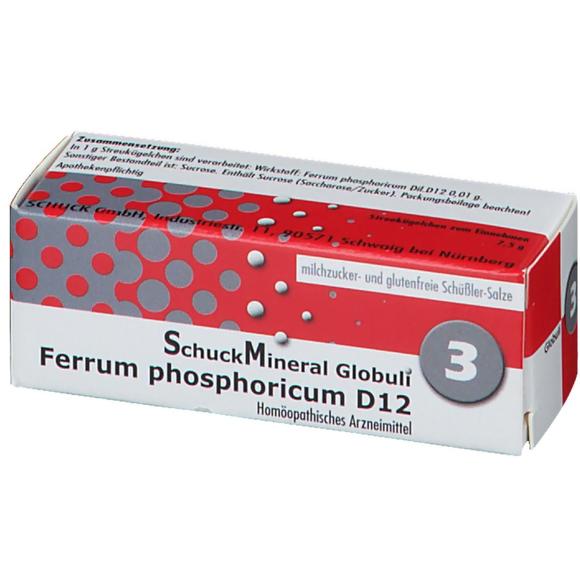 SchuckMineral Globuli Nr. 3 Ferrum phosphoricum D12