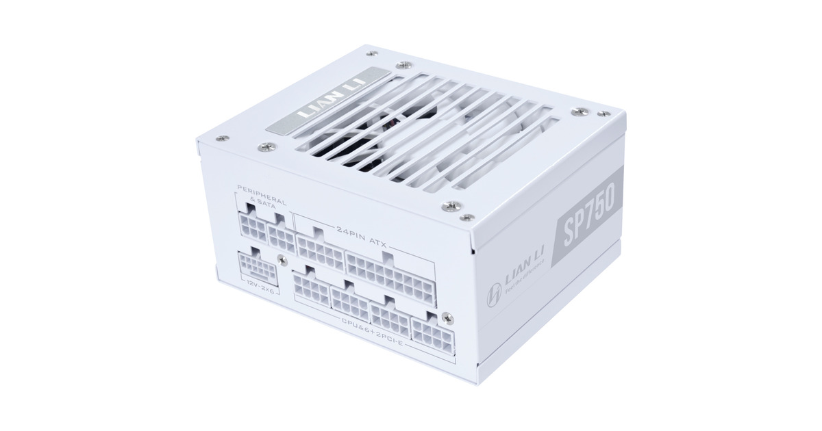 Lian LiSP750 V2 Gold modulaire 750 watt voeding   (Wit, 2x PCIe)