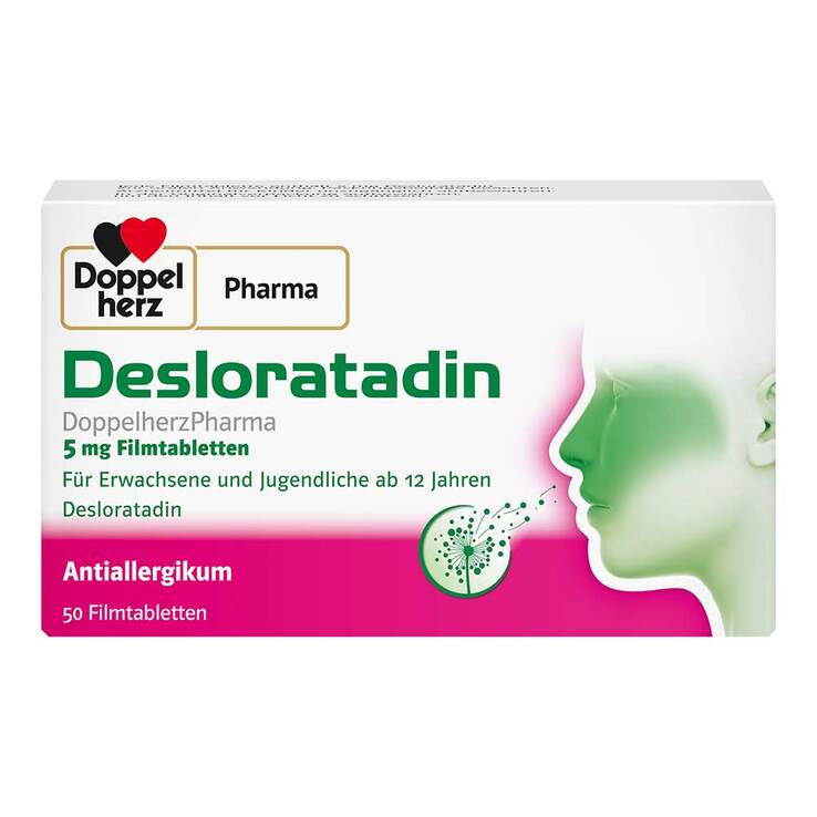 Desloratadin Doppelherzpharma 5 mg Filmtabletten, 50 St