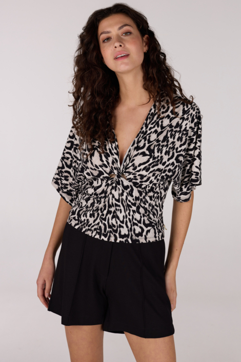 Juffrouw Jansen multi color dames t-shirt