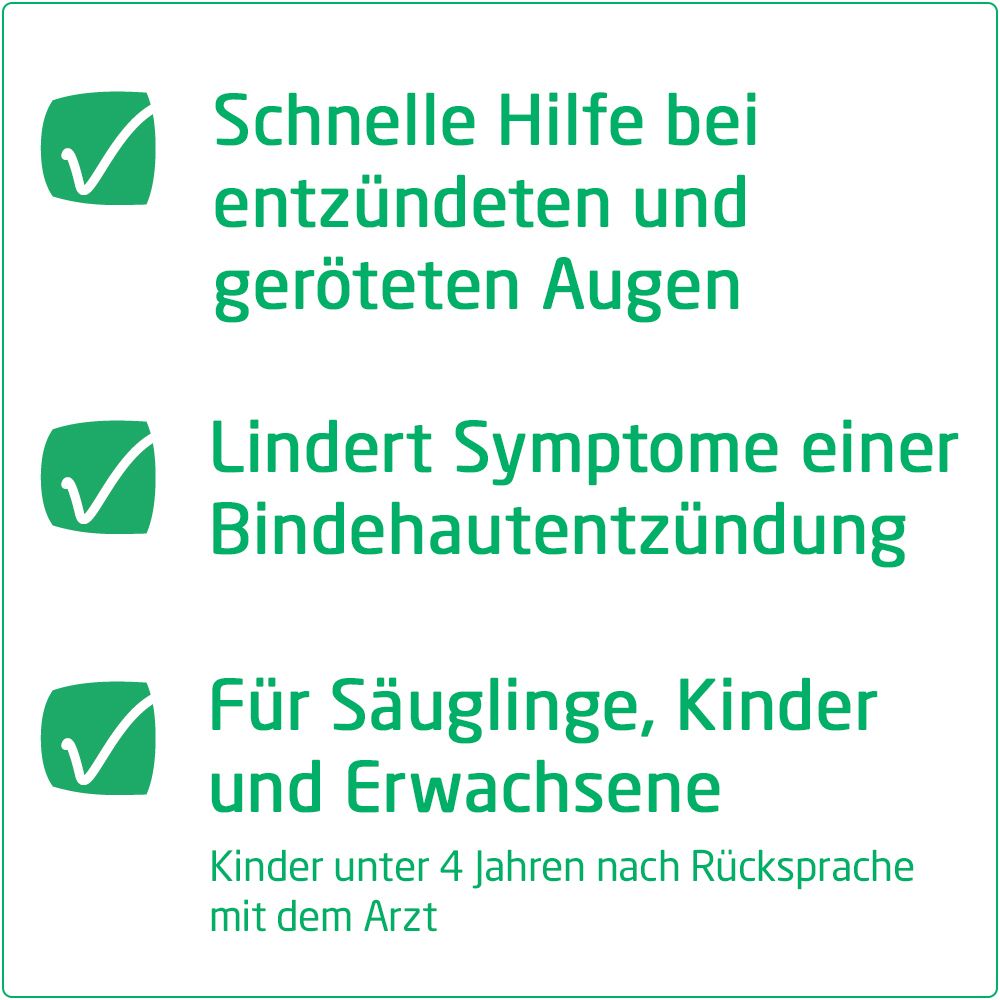 Visiodoron Euphrasia® Augentropfen in Monodosen- bei geröteten, gereizten & tränenden Augen einer Bindehautentzündung