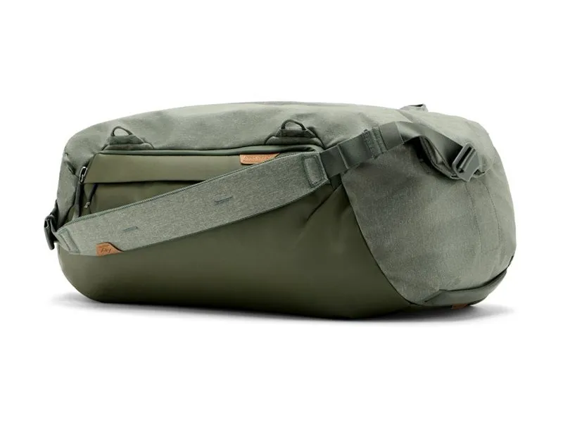 Peak Design Travel - Køjesæk - 50 L - 600D nylon løsningsfarvet, 900D stof, glasforstærket nylon, anodiseret aluminiumslegering, ultrahøj molekulærvægt polyetylenstof, Hypalon - salvie