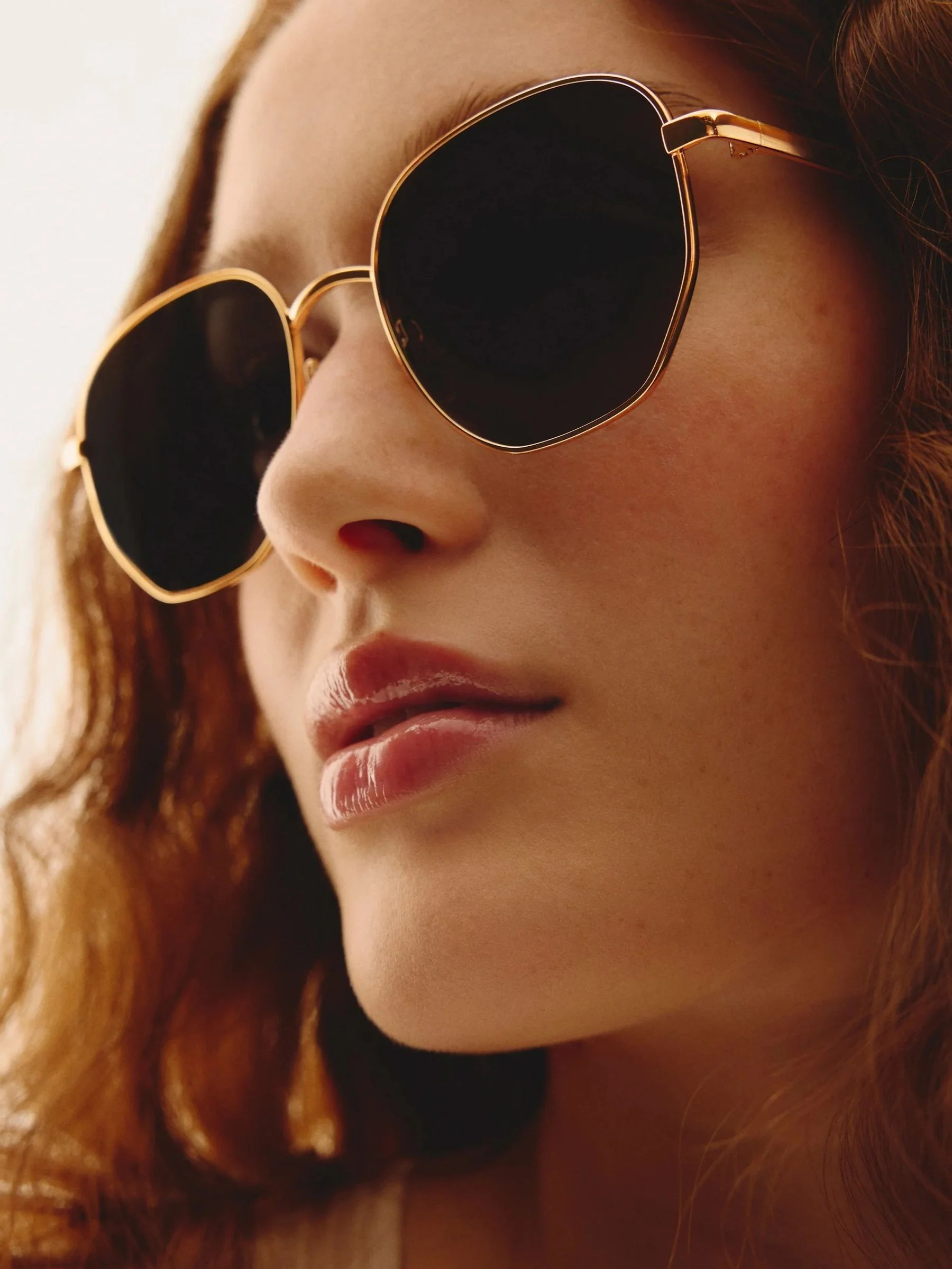 Goud - QUAY Big Time Polarised Sunglasses