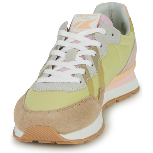 Pepe jeans - BRIT PRINT DANA W - Beige / Jaune