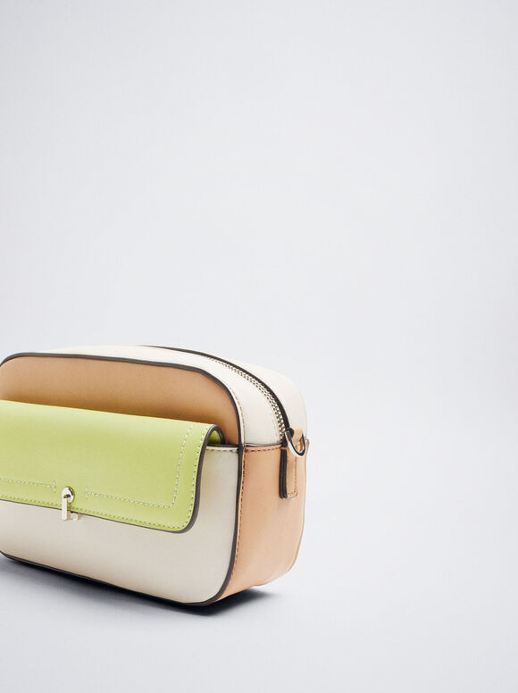 Bolso Badolera Color Block - Amarillo