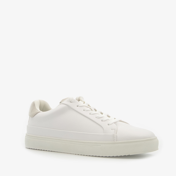 Blue Box lage heren sneakers met beige detail